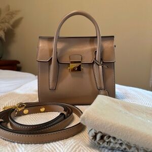 Michael Kors Collection Taupe Satchel